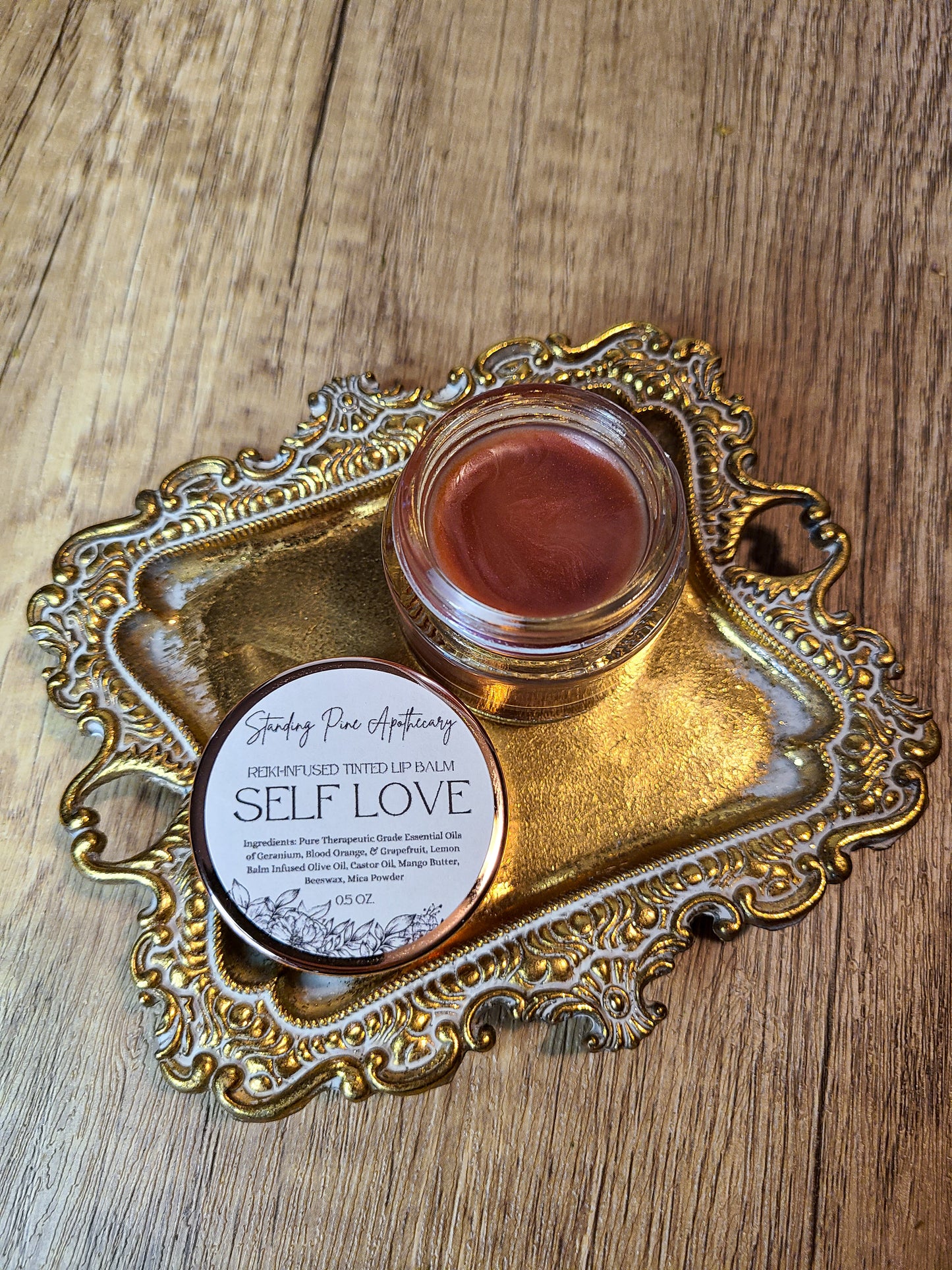 Reiki-Infused Tinted Lip Balm, Jar - 0.5oz