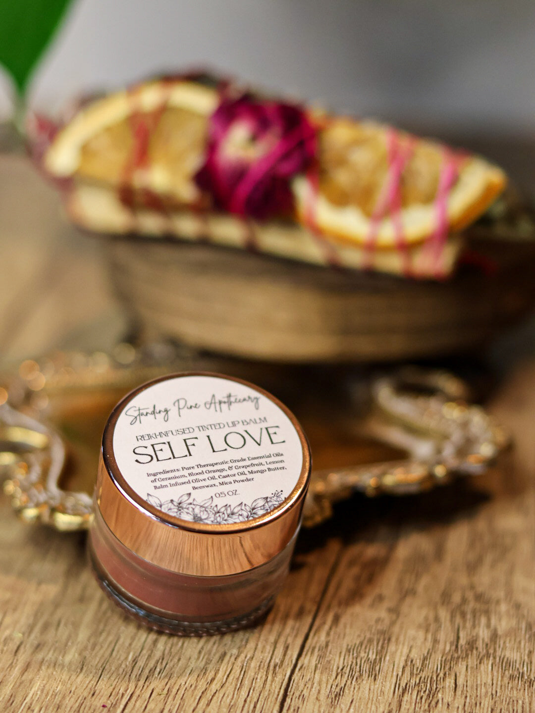 Reiki-Infused Tinted Lip Balm, Jar - 0.5oz