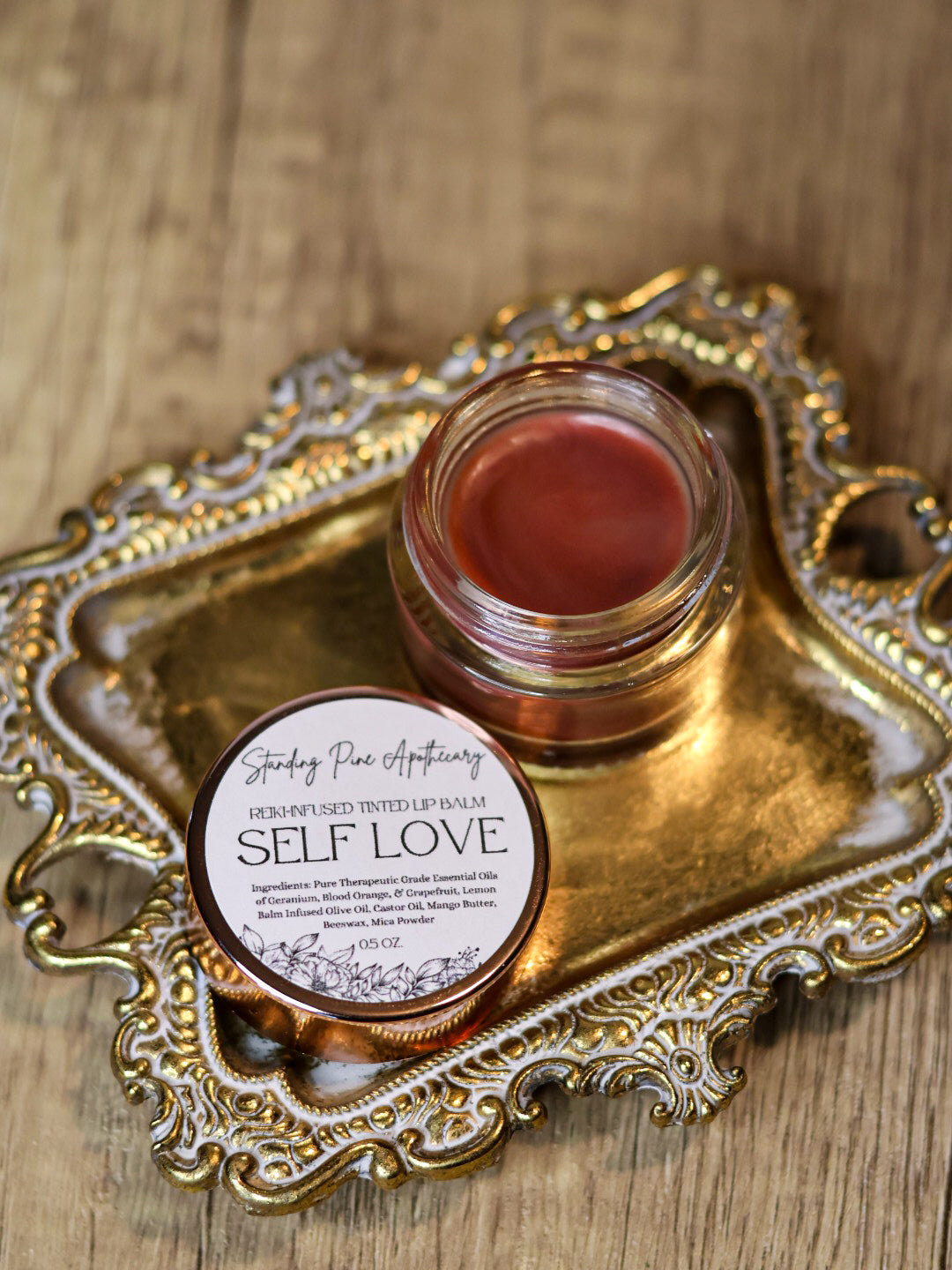 Reiki-Infused Tinted Lip Balm, Jar - 0.5oz