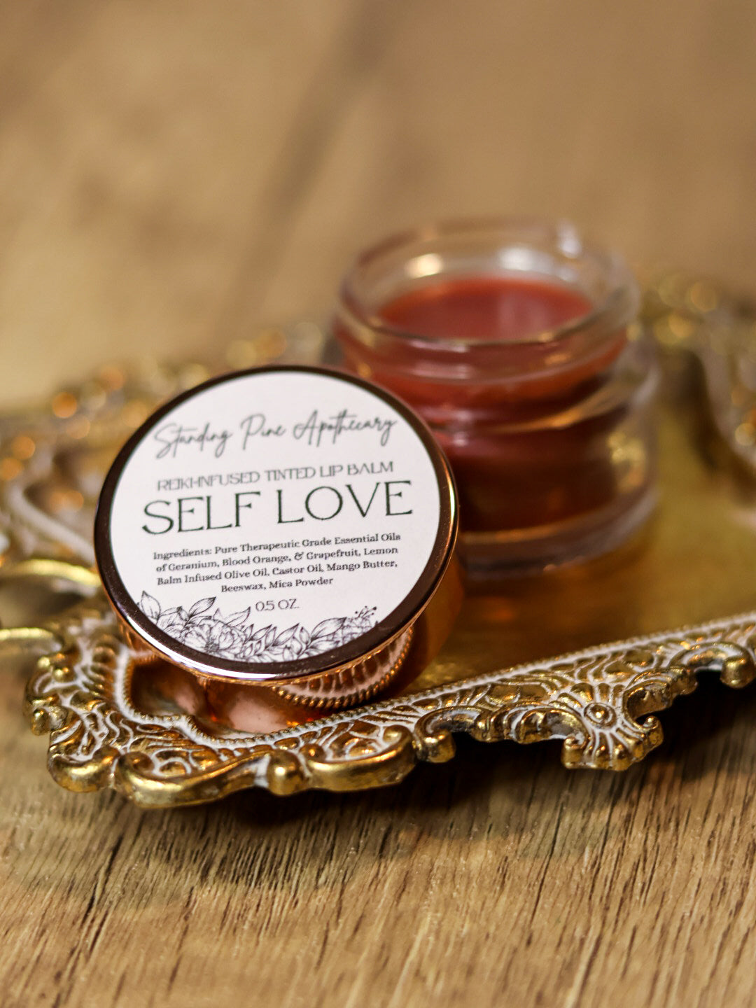 Reiki-Infused Tinted Lip Balm, Jar - 0.5oz