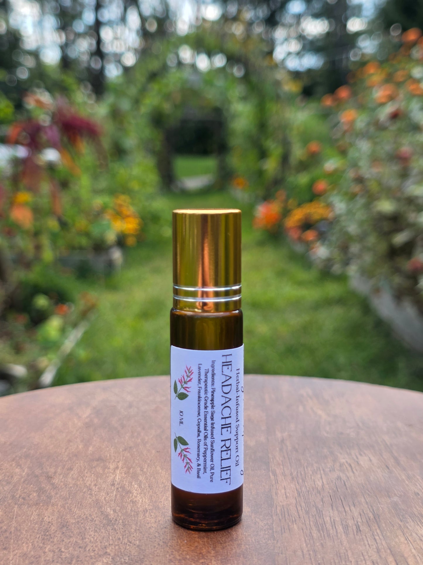 Headache Relief - Herbal-Infused Support Roller, 10mL