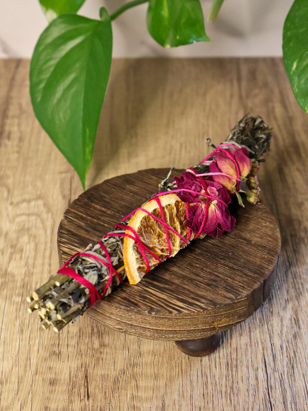 Mugwort & Rose Smudge Stick
