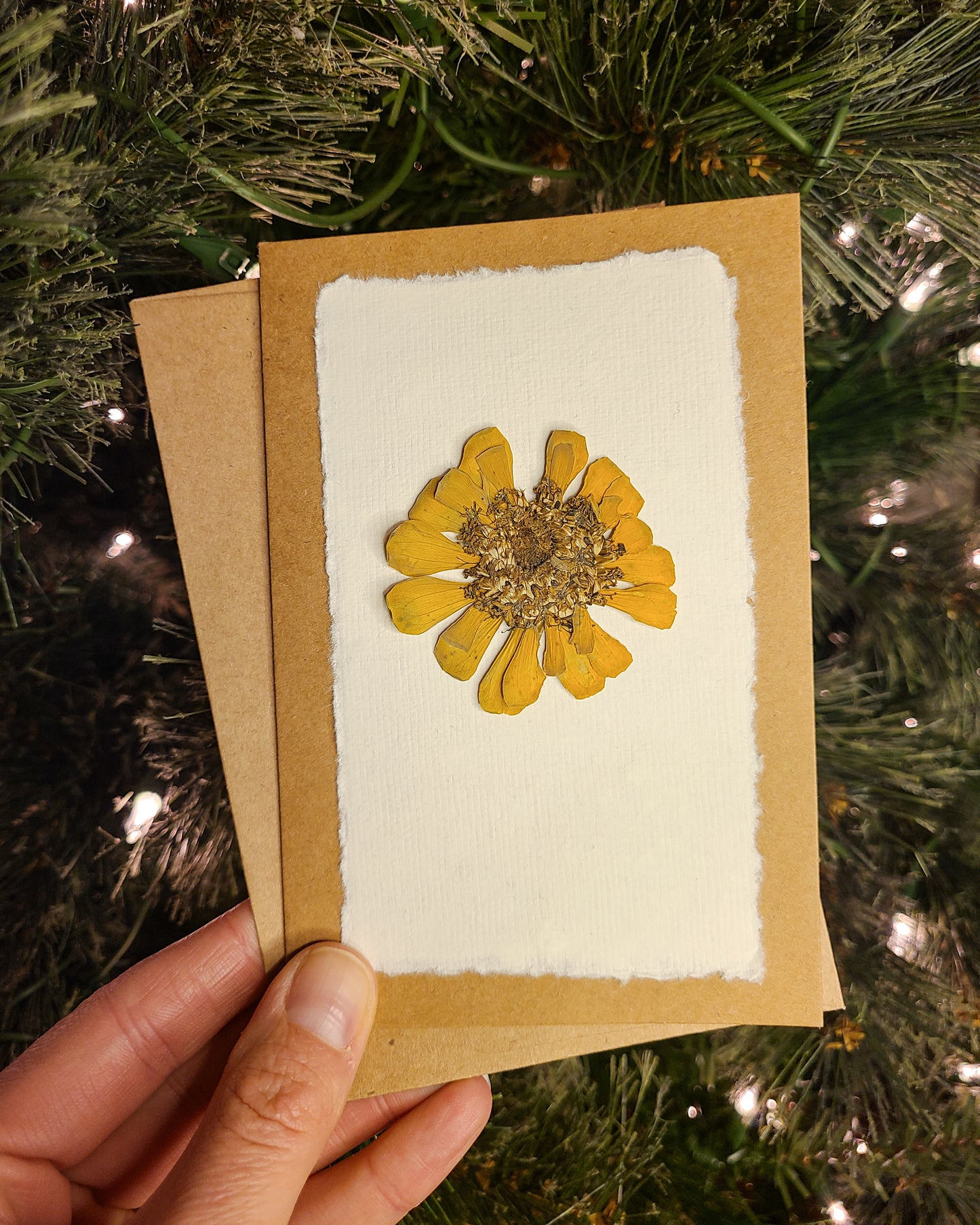 Pressed Flower Greeting Card
