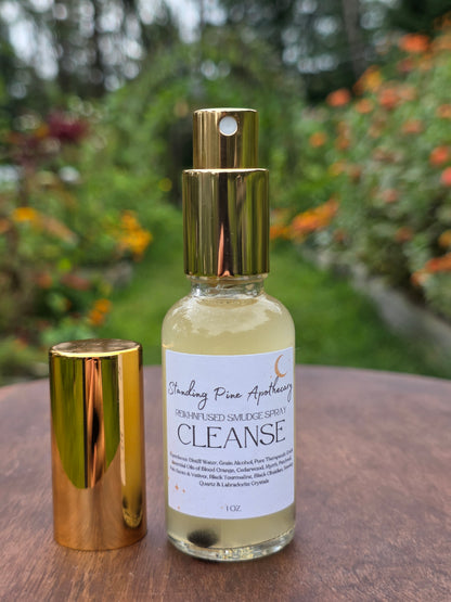 Cleanse + Protect - Reiki-Infused Smudge Spray, 1oz