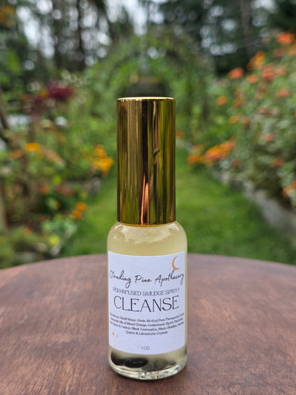 Cleanse + Protect - Reiki-Infused Smudge Spray, 1oz