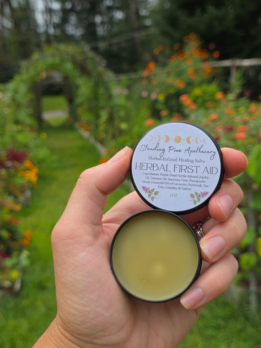 Herbal First Aid - Herbal-Infused Healing Salve, 1oz