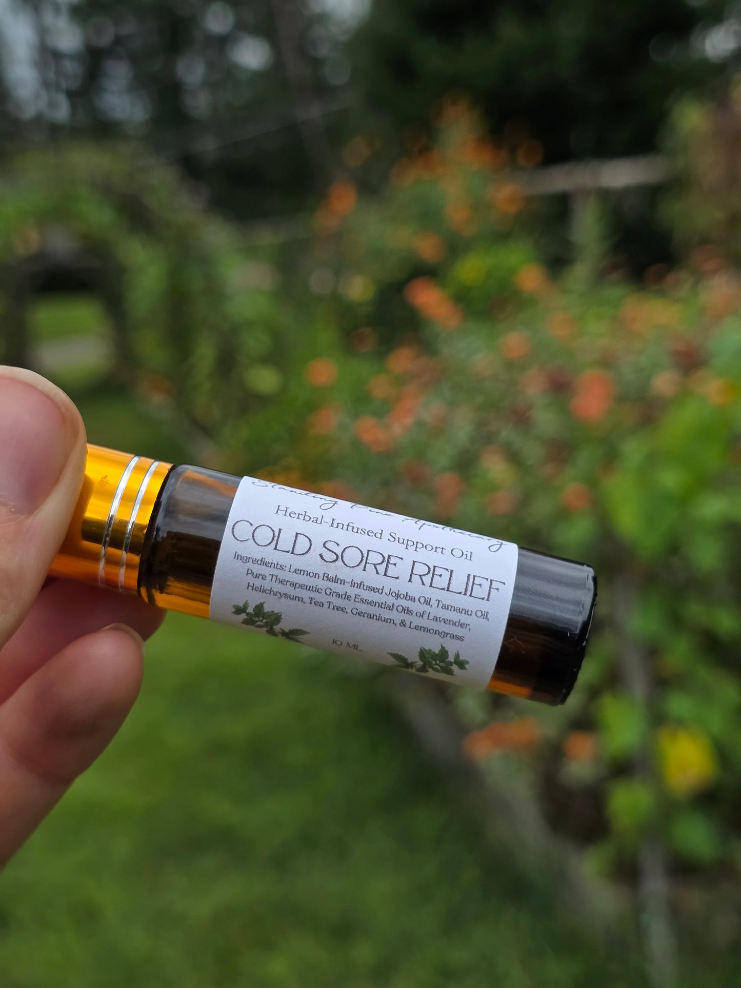 Cold Sore Relief - Herbal-Infused Support Roller, 10mL