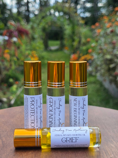 Grief - Herbal-Infused Anointing Oil, 10mL Roller
