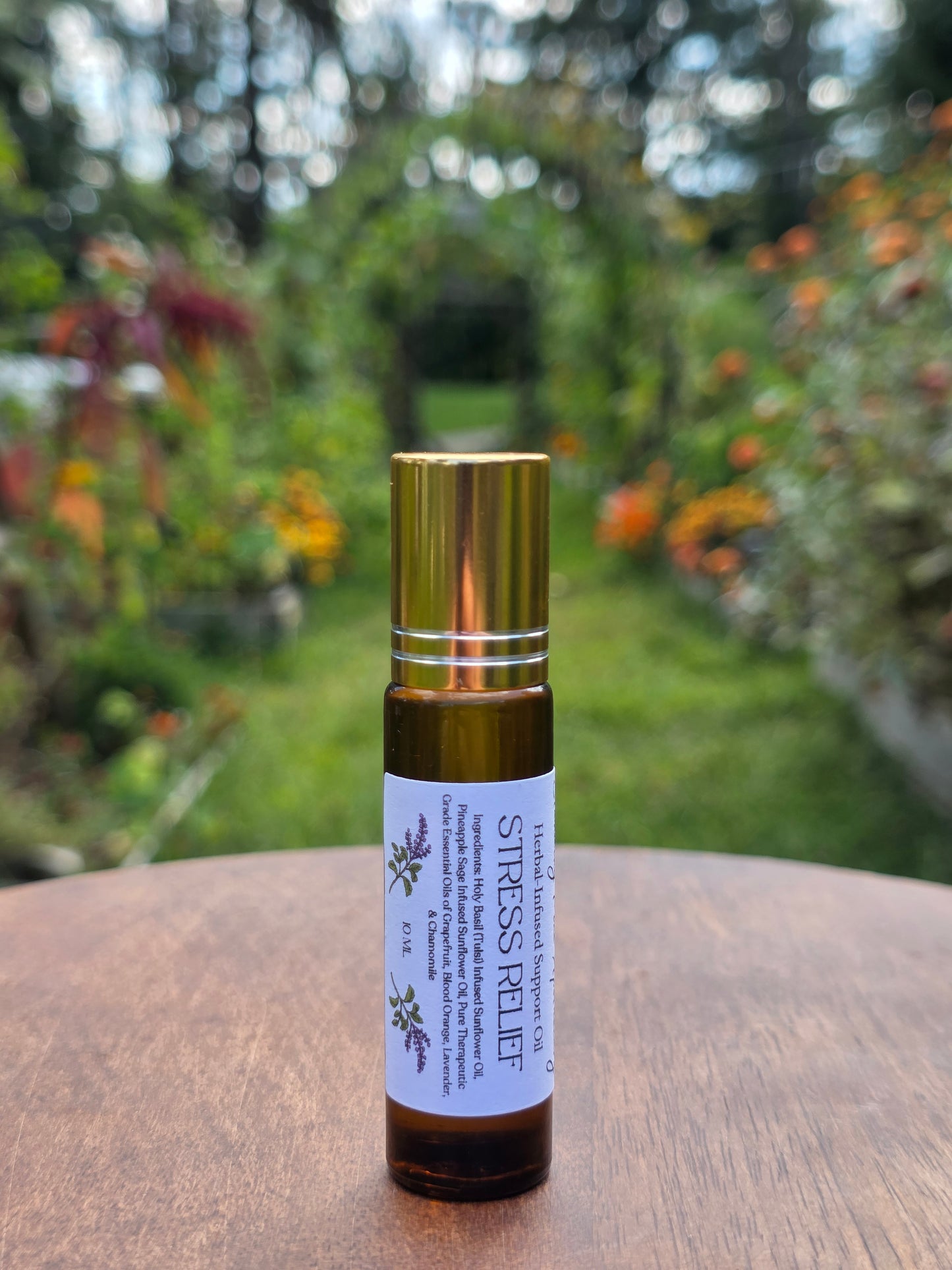 Stress Relief - Herbal-Infused Support Roller, 10mL