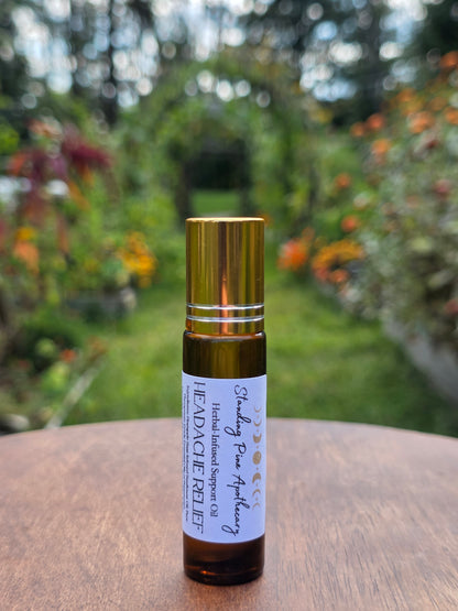 Headache Relief - Herbal-Infused Support Roller, 10mL