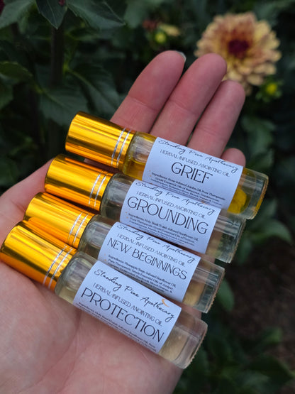 Protection - Herbal-Infused Anointing Oil, 10mL Roller