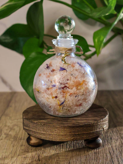 Reiki-Infused Ritual Bath Salt - Potion Bottle, 8oz