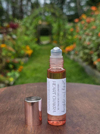 Heart Chakra Anointing Oil - 10 mL Roller
