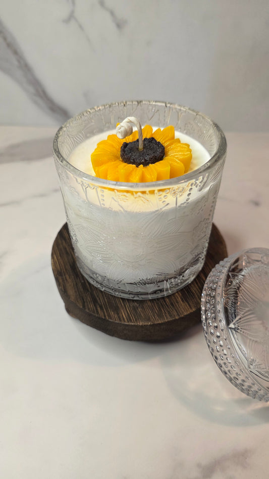 Garden Goddess Luxe Sunflower - 9oz Soy Wax Candle