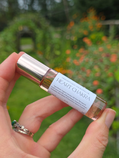 Heart Chakra Anointing Oil - 10 mL Roller