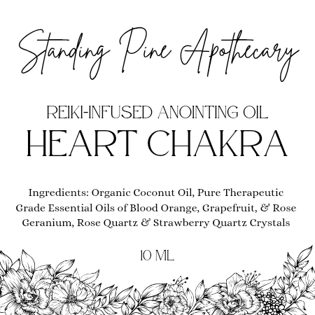 Heart Chakra Anointing Oil - 10 mL Roller